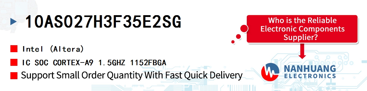10AS027H3F35E2SG Altera IC SOC CORTEX-A9 1.5GHZ 1152FBGA