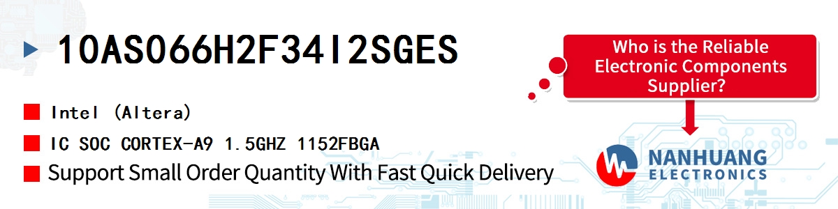 10AS066H2F34I2SGES Altera IC SOC CORTEX-A9 1.5GHZ 1152FBGA