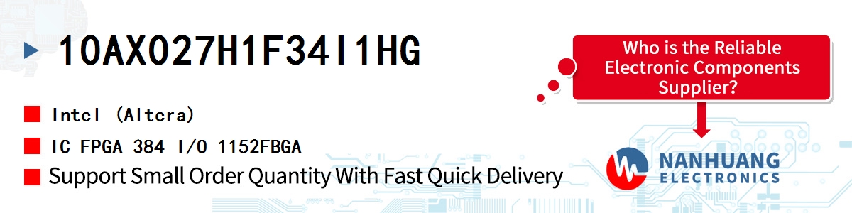 10AX027H1F34I1HG Altera IC FPGA 384 I/O 1152FBGA