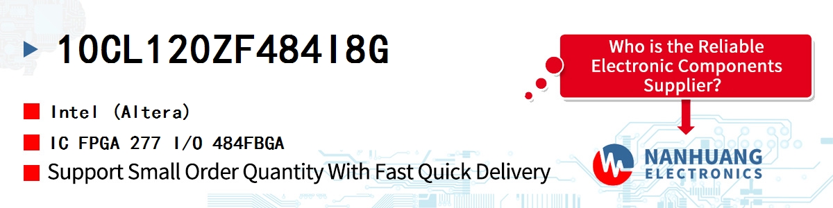 10CL120ZF484I8G Altera IC FPGA 277 I/O 484FBGA