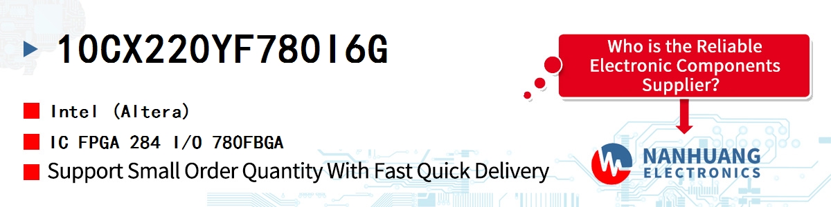 10CX220YF780I6G Altera IC FPGA 284 I/O 780FBGA