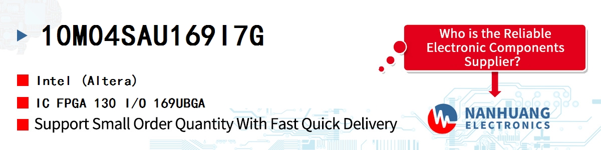 10M04SAU169I7G Altera IC FPGA 130 I/O 169UBGA