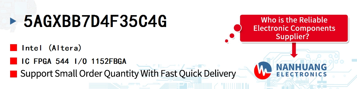 5AGXBB7D4F35C4G Altera IC FPGA 544 I/O 1152FBGA