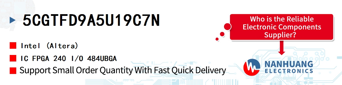 5CGTFD9A5U19C7N Altera IC FPGA 240 I/O 484UBGA