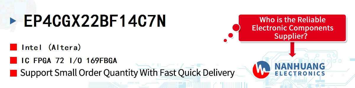 EP4CGX22BF14C7N Altera IC FPGA 72 I/O 169FBGA