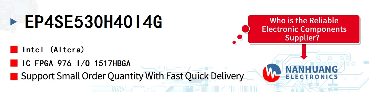 EP4SE530H40I4G Altera IC FPGA 976 I/O 1517HBGA