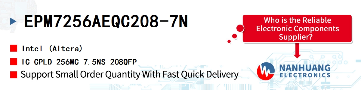 EPM7256AEQC208-7N Altera IC CPLD 256MC 7.5NS 208QFP
